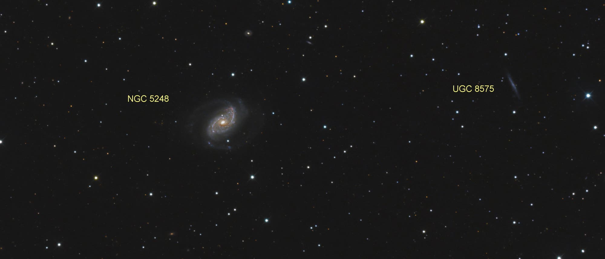 NGC 5248 im Sternbild Bärenhüter (Objekte)