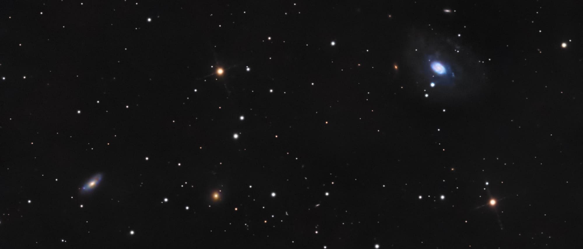 Galaxien im Drachen (NGC 5963/5965/5971)