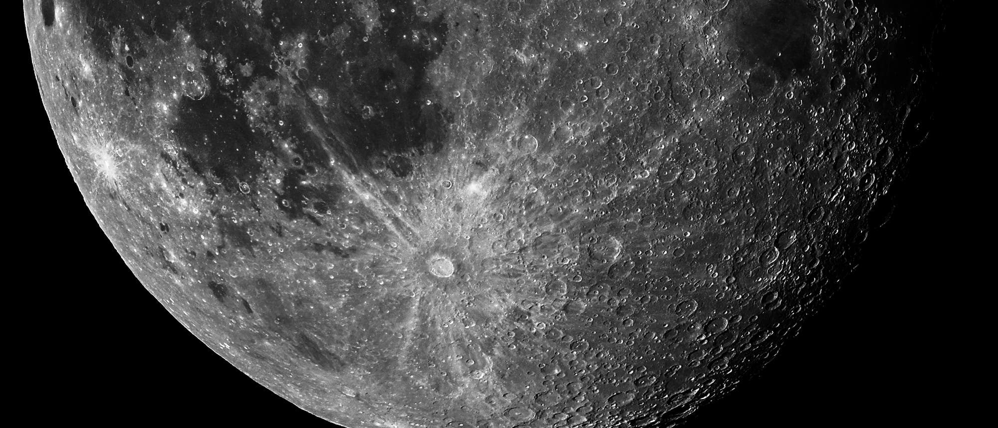 Krater Tycho bei starker Mondlibration