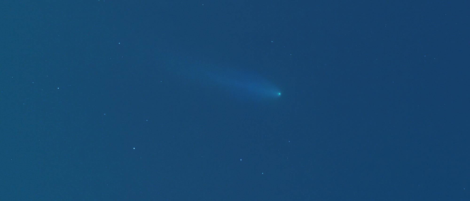 Komet Pons-Brooks während der Sonnenfinsternis