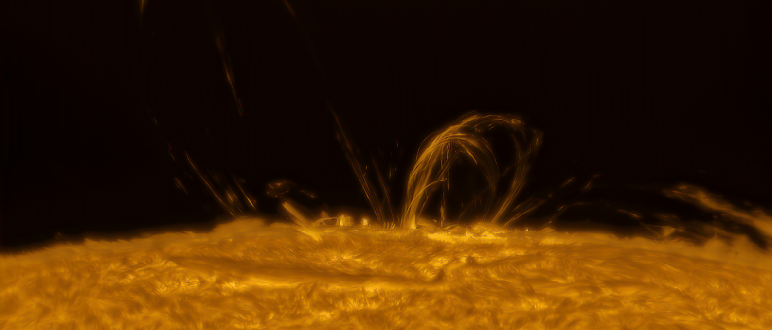 Ein letztes Bild von der Sonnenfleckengruppe, die uns die schönen Polarlichter beschert hatte