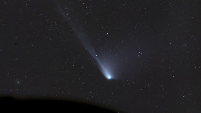Comet 12P/Pons-Brooks over the southern horizon