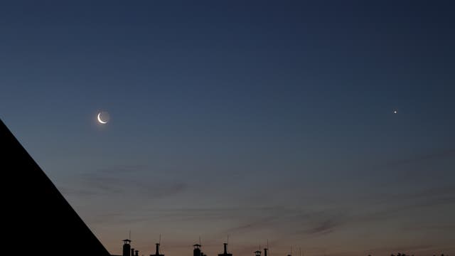 Bedeckung der Plejaden durch den Mond (1)