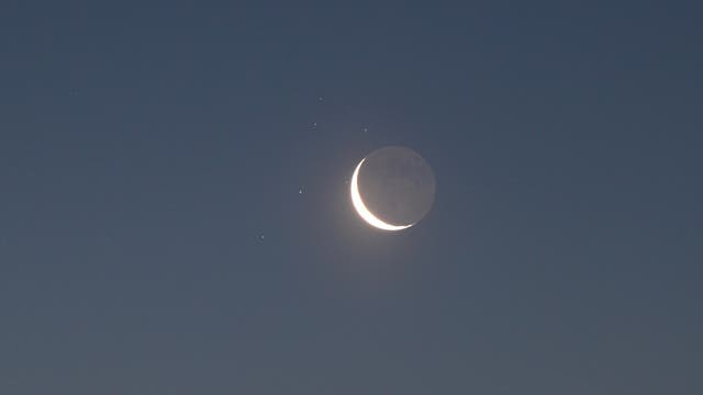 Bedeckung der Plejaden durch den Mond (2)