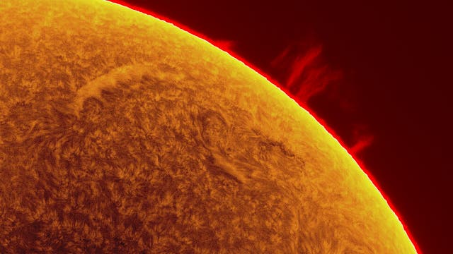 Sonne am 10. August 2024