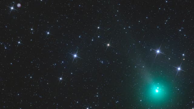 Komet 103P Hartley beim Eskimonebel