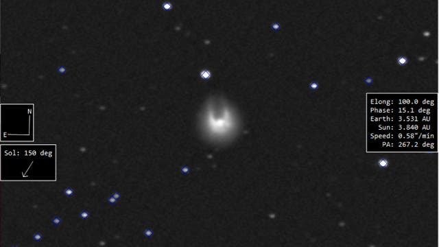 Komet 12P/Pons-Brooks am 24. Juli 2023
