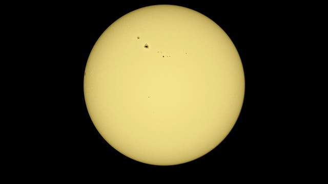 Sonnenflecken am 27. März 2022