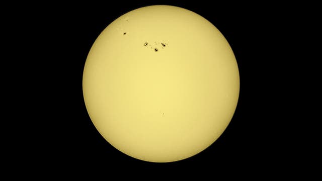 Sonnenflecken am 21. April 2022