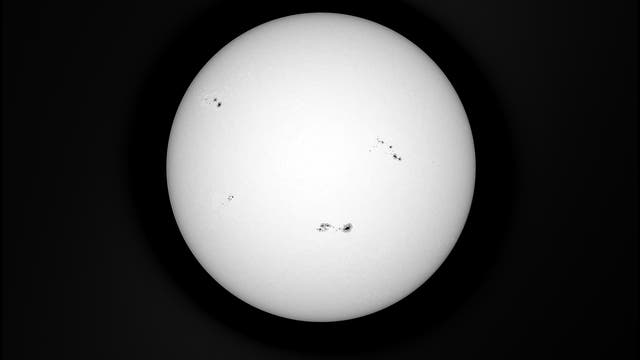 Sonnenflecke am 13. Juli 2022