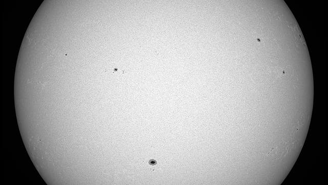 Sonnenflecke am 8. August 2023