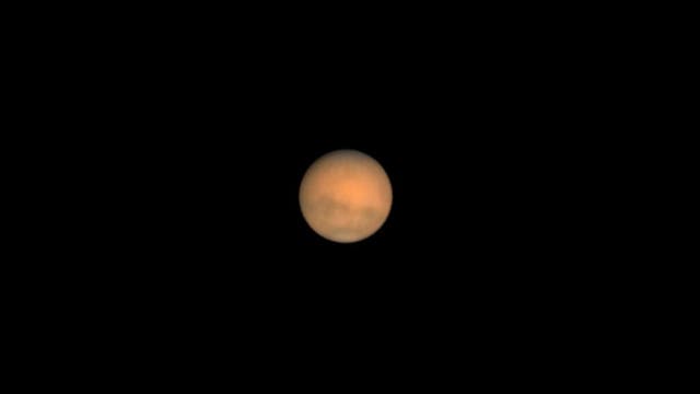 Mars am 16. August 2018, 23:30 Uhr MESZ