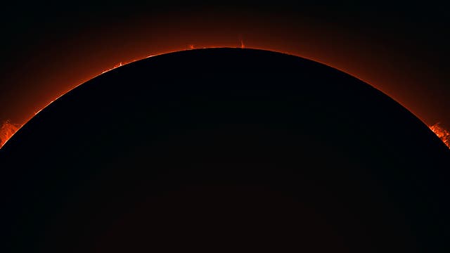 Die Sonne am 18. Mai 2018