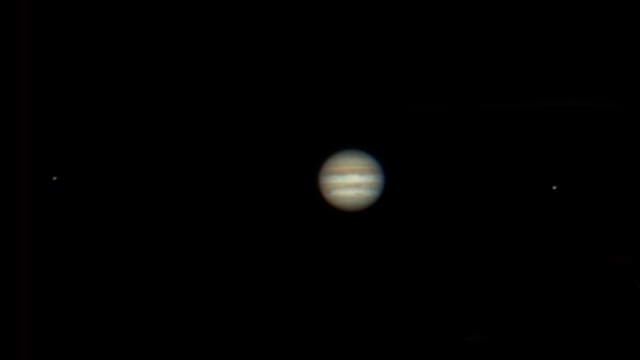 Jupiter mit Großem Roten Fleck am 1. April 2017