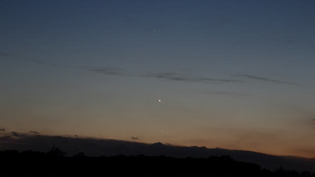 Merkur bei Venus, 21. Mai 2020