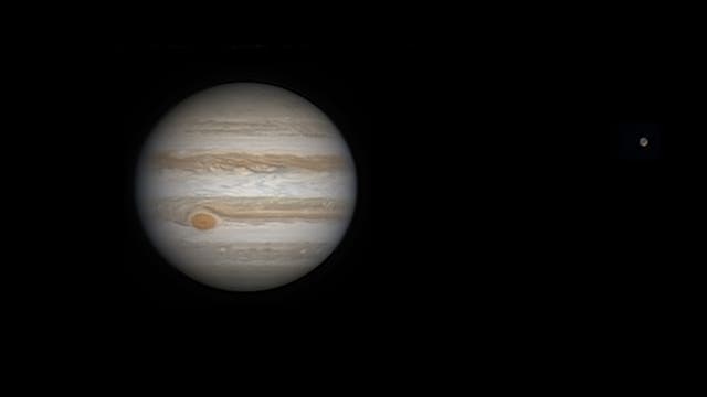 Jupiter am 21. April 2016 - 19:58 UT