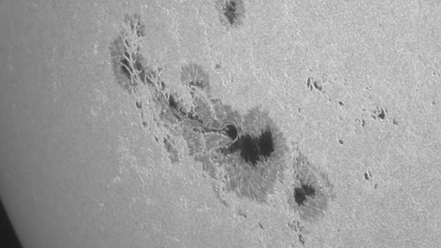 Sonnenfleckengruppe vom 08. Juli 2012, AR 11515