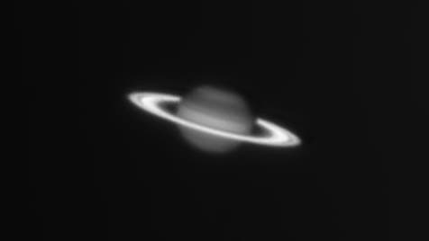 Saturn im Methanband