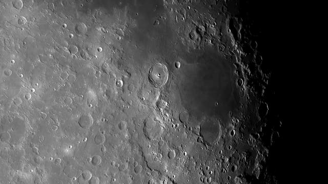Mare Nectaris, Theophilus, Cyrillus und Catharina