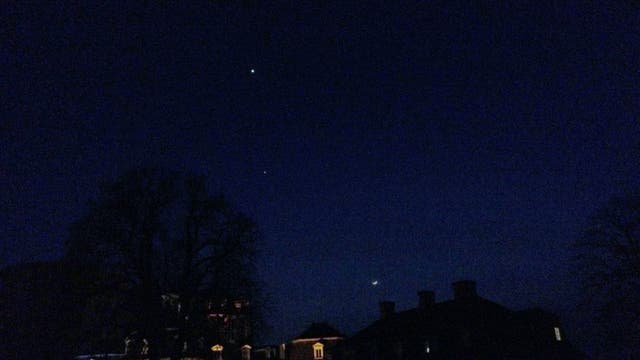 Ein Monat mit Venus, Jupiter und Mond  Bild 4
