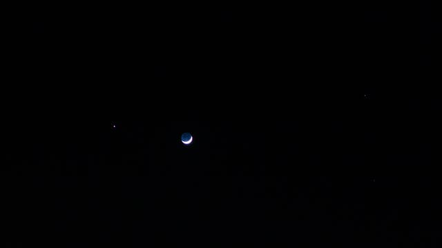Ein Monat mit Venus, Jupiter und Mond  Bild 5