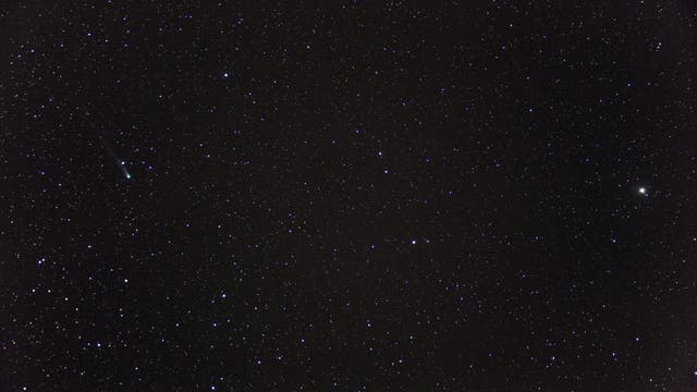 Komet C/2013 R1 Lovejoy und Sternbild Bootes