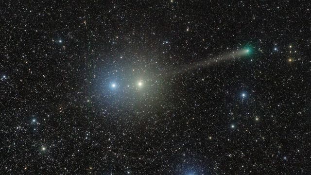 Comet PanSTARRS between Centaurus jewels