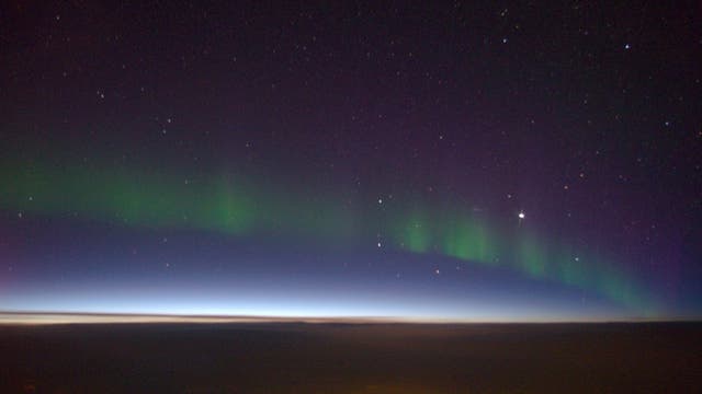 Polarlicht über West-Kanada