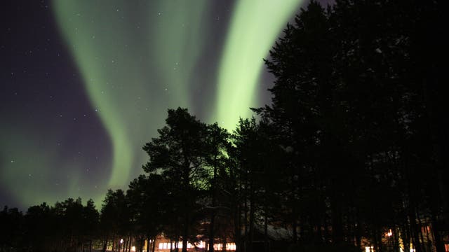 Polarlicht am Inari-See – III