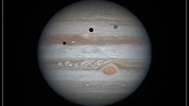 Jupiter-Doppeltransit