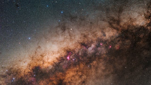 Sagittarius und das Zentrum der Milchstraße