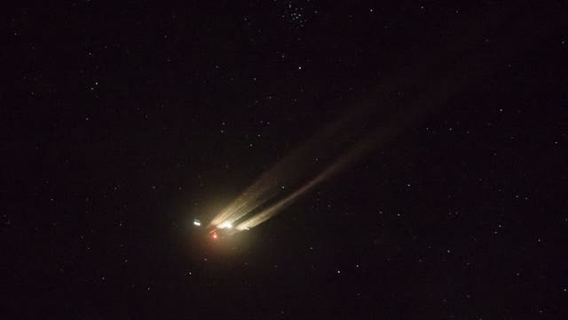 Flugzeug, M 44 und Asteroid Vesta