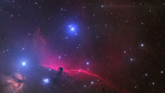 Komet C/2017 K2 Panstarrs beim Pferdekopfnebel