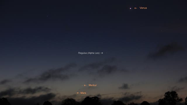 Planetenreigen mit Merkur am Morgen des 15. September 2017  über Uelzen (2)