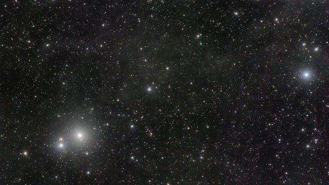 Comets conjunction ASASSN & PANSTARRS