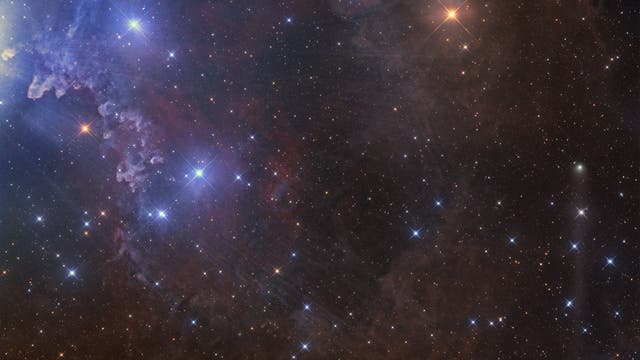 Komet C/2017 K2 Panstarrs beim Gürtel des Orion