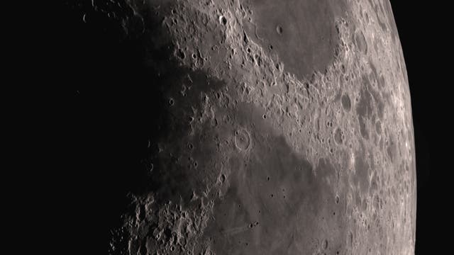 Der Mond am 20. April 2018