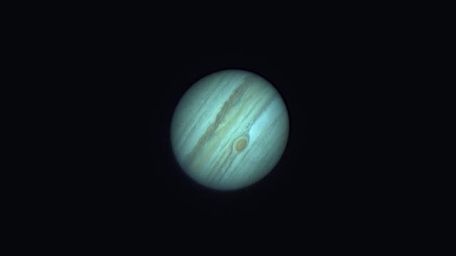 Jupiter mit Roten Fleck von Borneo