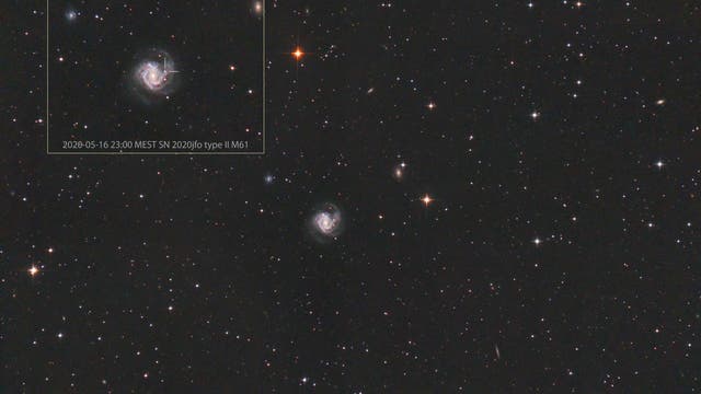 M61 Supernova SN 2020jfo Typ II