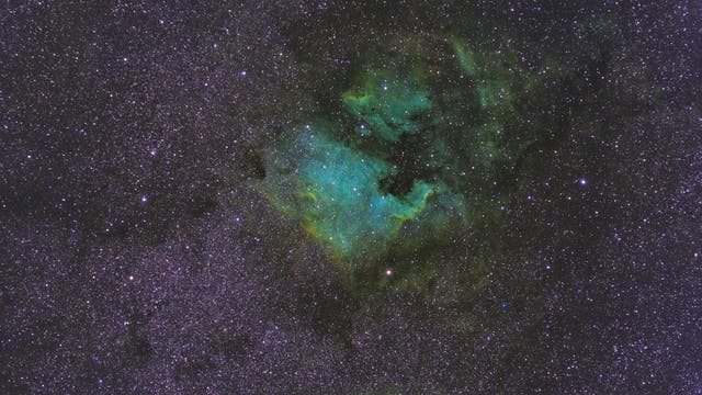 NGC 7000 - Hubble-Palette