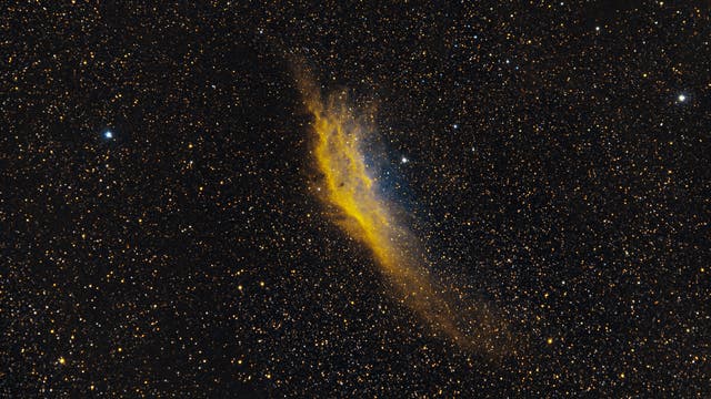 NGC 1499 Weitfeld in SHO