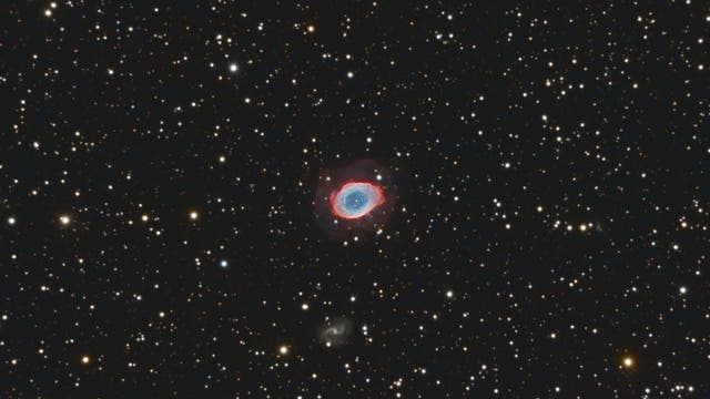Messier 57 im Sternbild Leier