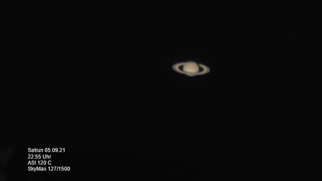 Saturn am 5. September 2021