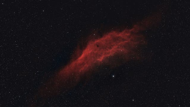 California-Nebel NGC 1499 im Dualband