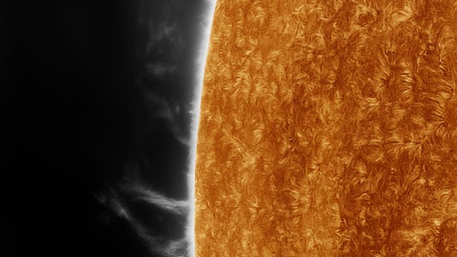 Protuberanz Sonne 21. August 2021