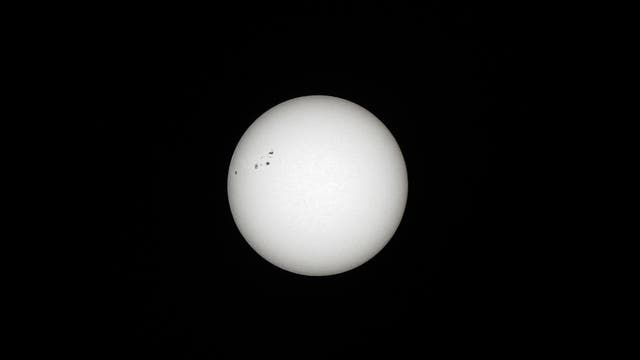 Sonnenflecken am 20. April 2022