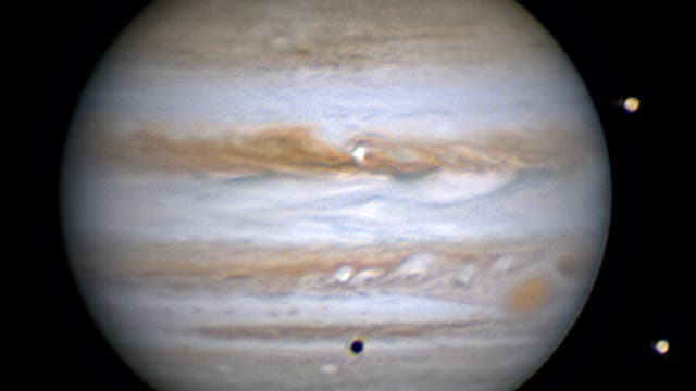 Jupiter mit Kallisto, Io, Europa, und Europas Schatten