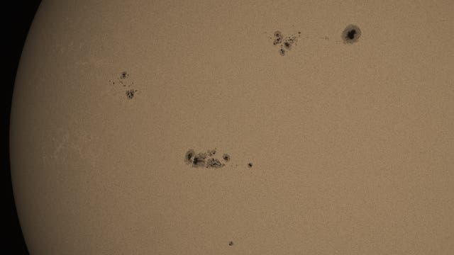 Sonnenflecken am 18. Juli 2023