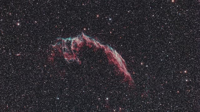 NGC 6992 (Knochenhand), östlicher Teil des Zirrusnebels