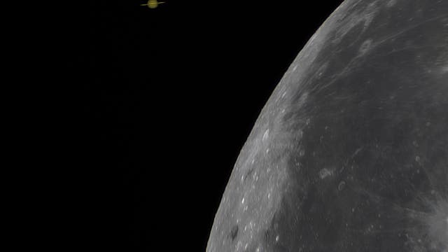 Mond bedeckt Saturn